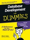 Database Development For Dummies (eBook)